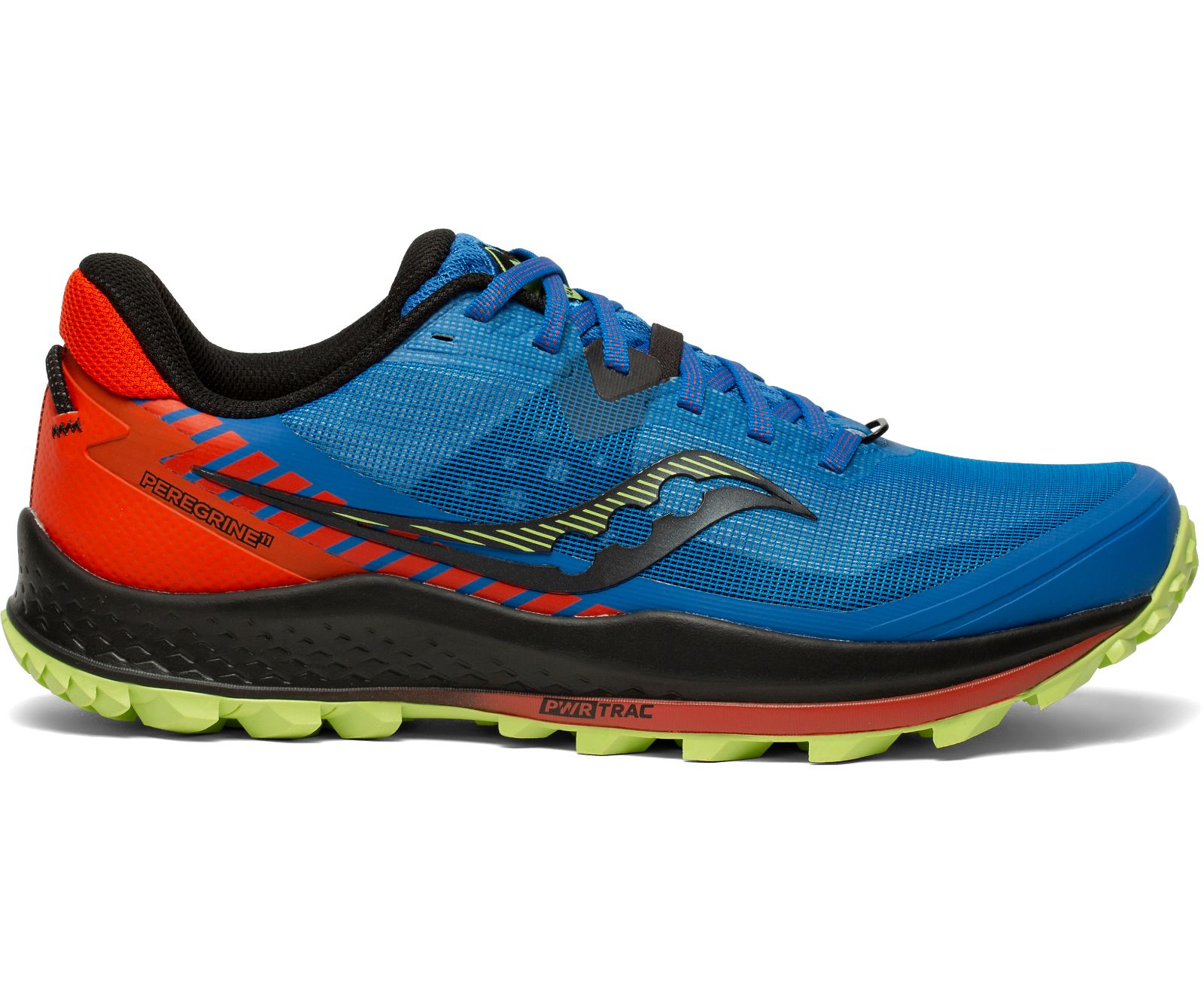 Men\'s Saucony Peregrine 11 Trail Running Shoes Royal / Blue / Black | Singapore 581OKIR